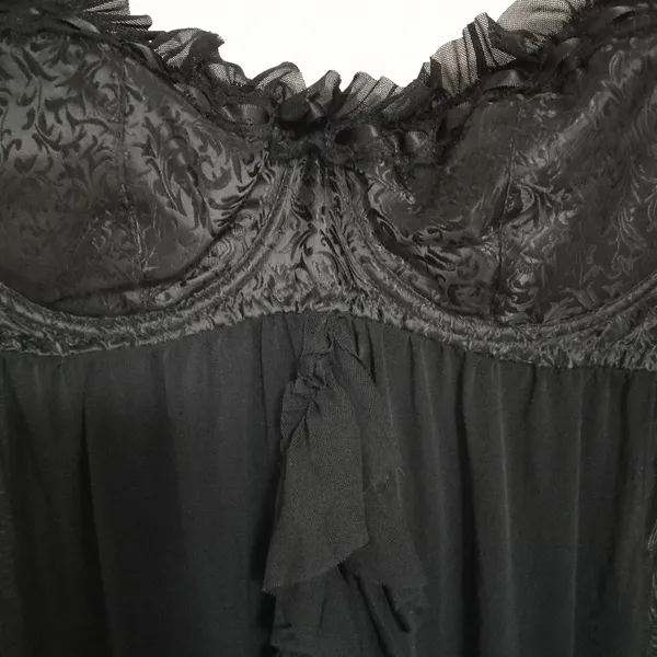 Dreamgirl M Sexy Underwire Black Negligee Lingerie - Image 7