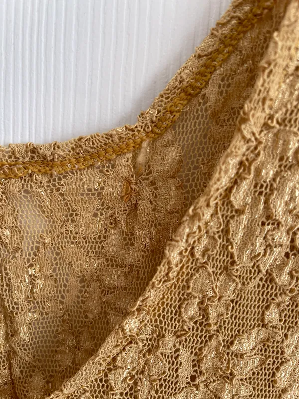 Victoria's Secret Vintage Maxi Slip dress Gold Label - Image 6