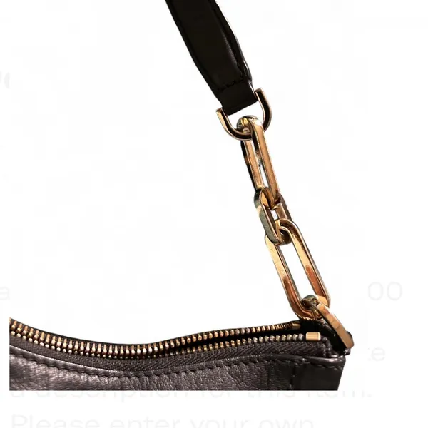 MICHAEL Michael Kors Matilda Pebbled Leather Shoulder Bag / Hobo in Black - Image 3