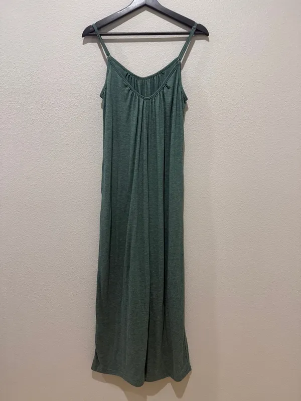 Emory Rose Teal Wide Leg Jumpsuit Size S - Image 3
