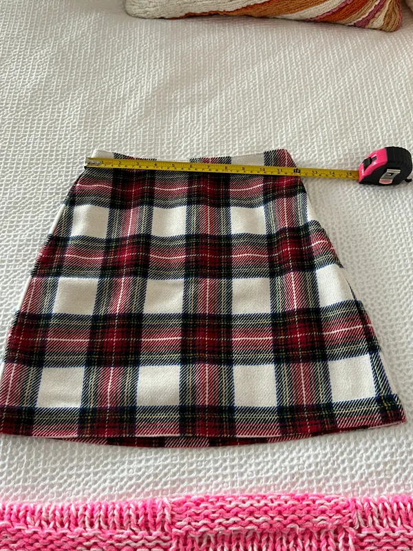 Mini Plaid Skirt - Image 6
