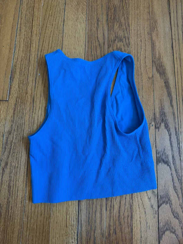garage blue tank top xs - Image 3