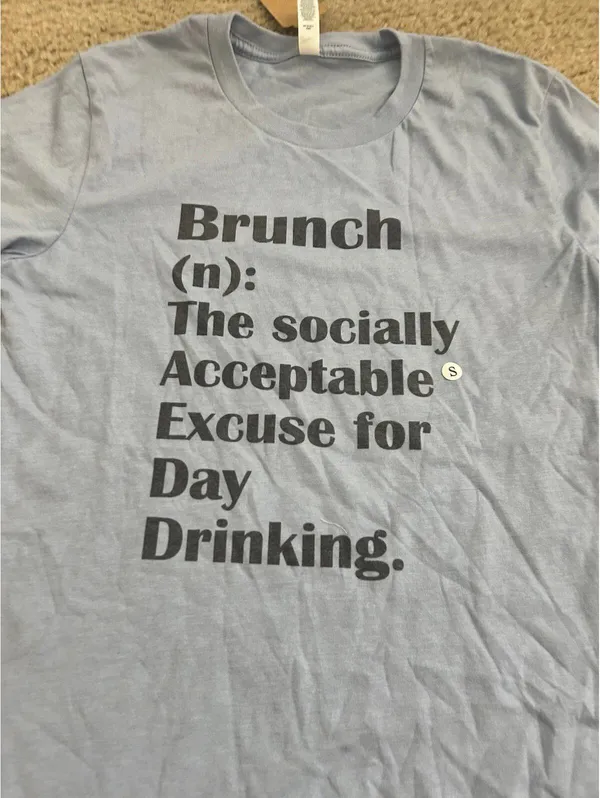 Ab15 Woman top shirt blue small brunch - Image 2