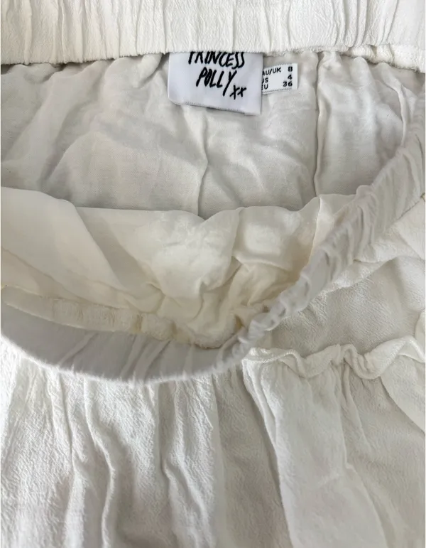 Princess Polly Skirt White - Image 2