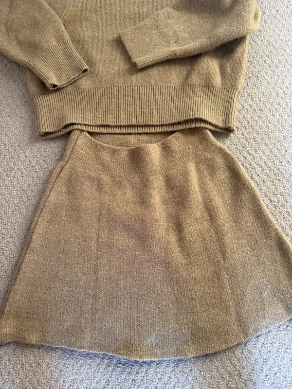 NWOT TEMA FASHION Cozy Crewneck Sweater and skirt set - Image 2