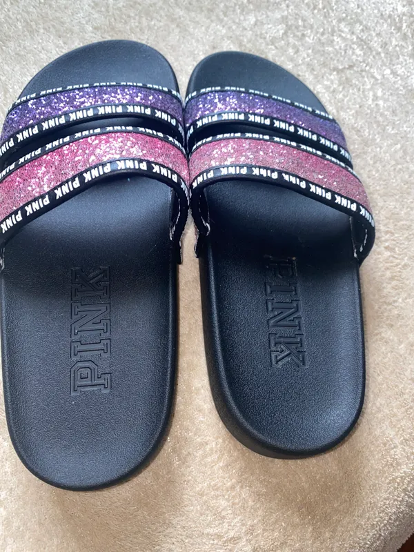 PINK Sparkly Slides - Image 3