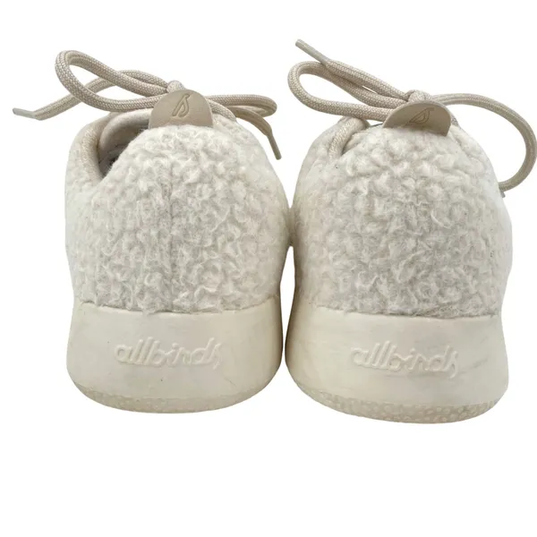 Allbirds Wool Sneakers Runner Fluffs White Merino Wool Athletic Shoes US Size 9 - Image 7