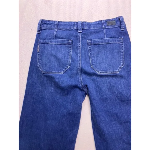Paige Wide Leg Jeans‎ Women 26 Blue High Rise Trouser Denim - Image 11