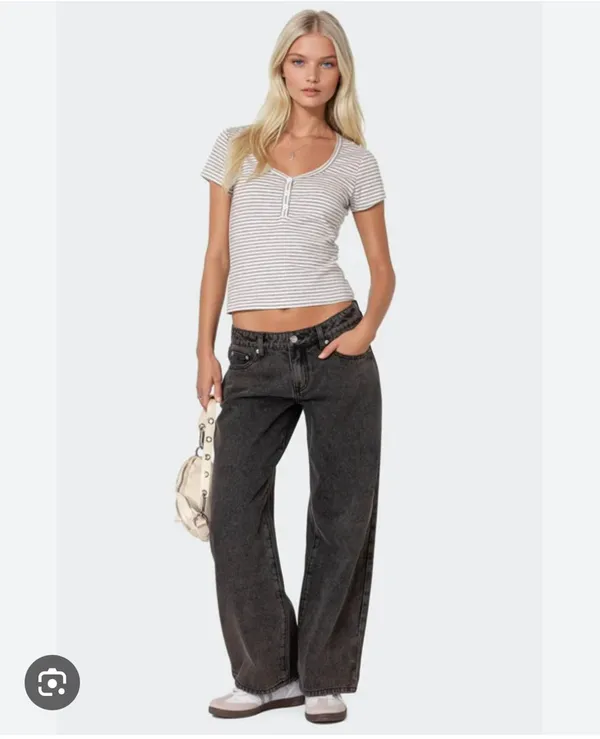Edikted Black Jeans Petite - Image 5