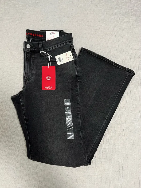 Lucky Brand Mid-Rise Sweet Flare Jeans - Image 7