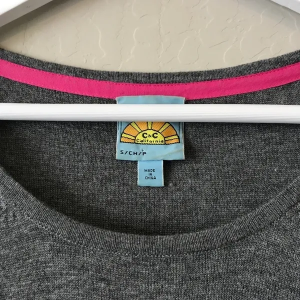 C&c California Long Sleeve Hi-Low Cashmere Blend - Image 6