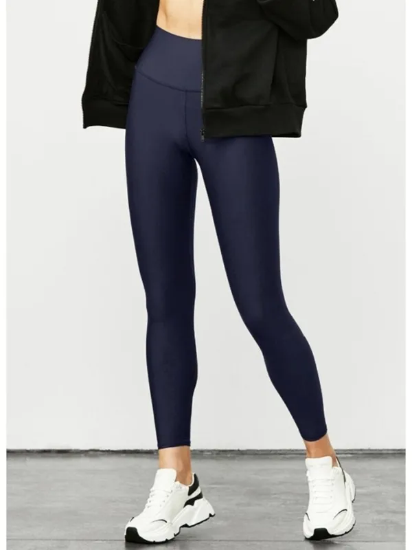 Alo 7/8 High-Waist Airlift Leggings Navy Hi-Rise Waisted Tights Skinny Pants S - Image 5