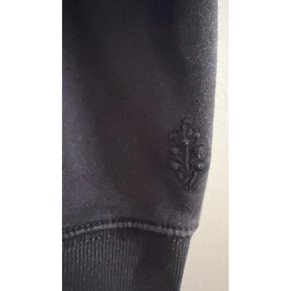 Free people Movement Sprint To The Finish Logo Hoodie Black/White Womens Size Sm - Image 8
