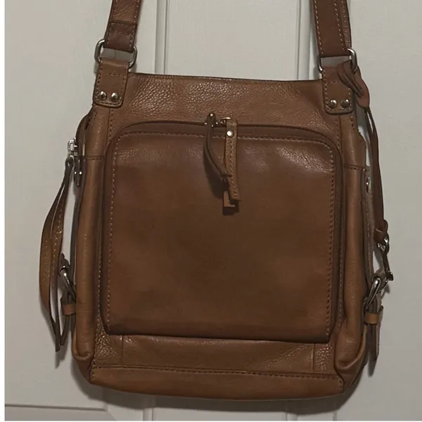 Fossil Women's Vintage Geniune Brown Soft Supple Leather Crossbody Shoulder Bag - Image 2