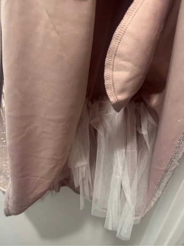 Macy's Sparkling Light Blush Spaghetti Strap Mini Dress Size 16W - Image 10