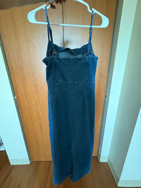 VERO MODA Denim Maxi Dress - Image 2