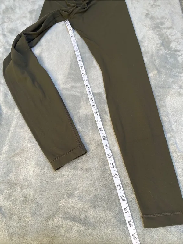 Lululemon Align High Rise Army Green Leggings yoga Pilates activewear gym size 4 - Image 11