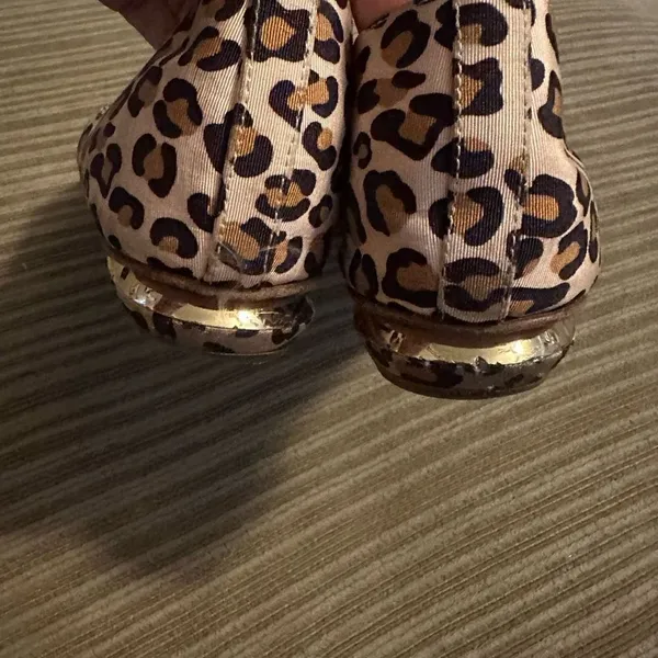 Nicholas Kirkwood leopard print flats beya loafer style 37.5 (7) pointy toe - Image 6