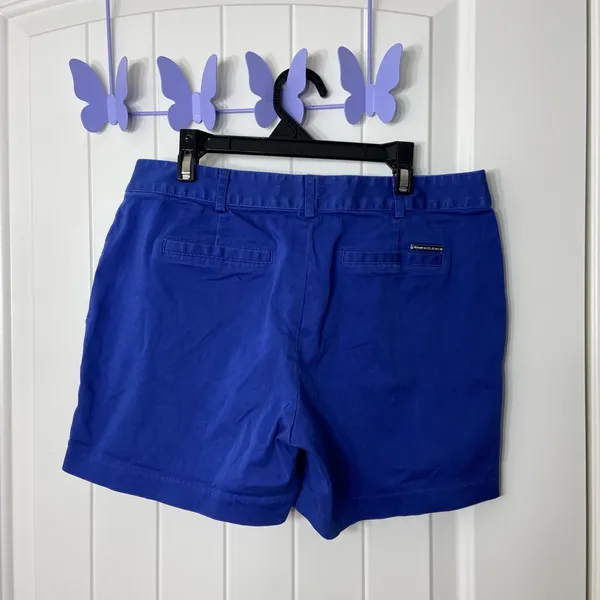 EUC MICHAEL Michael Kors‎ women’s blue khaki casual pocket shorts summer 6 - Image 4