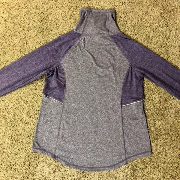 Avia Funnel Neck Activewear Shirt Womens XL Used Purple - Image 9