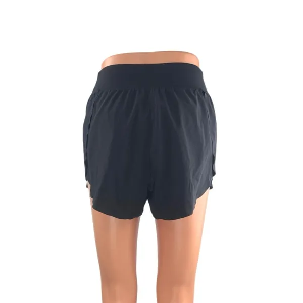 Crzyoga Women's Black High Rise Workout Running Gym Athletic Mini Short Size S - Image 3