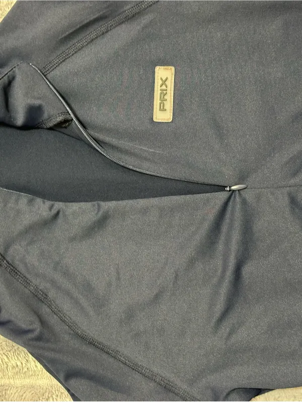 PRIX Women's Navy Long Sleeve Zip - Image 3