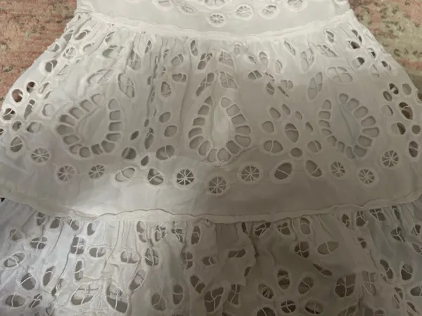 Gianni Bini Dress White Eyelet - Image 6