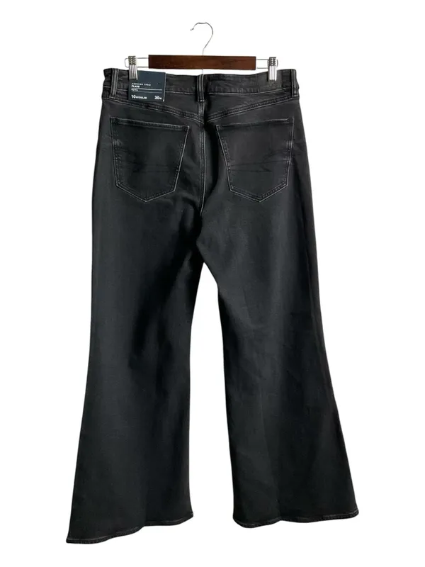 American Eagle Outfitters Black High-Rise Flare Jeans - Image 2