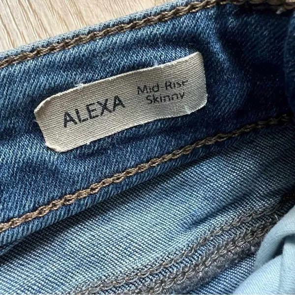 Mavi Jeans Alexa Mid Rise Skinny Womens Size 30 Stretch Denim - Image 7
