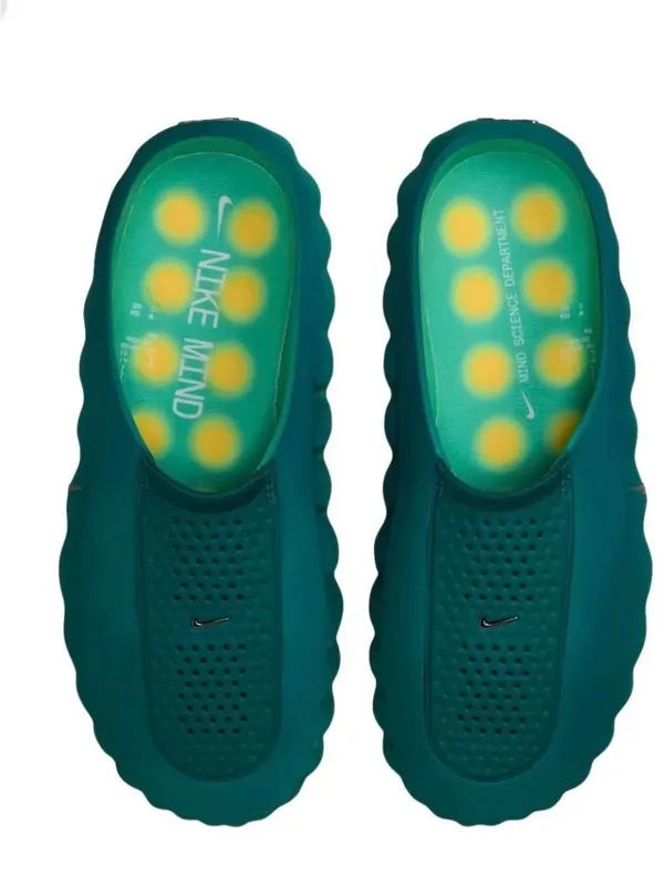 Nike mind 001 unisex mules geode teal size 8 women’s ,7-men’s - Image 4