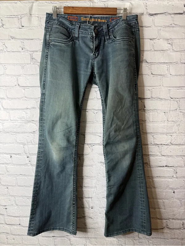 Rock by rock revival bootcut jeans size 30 - Image 6