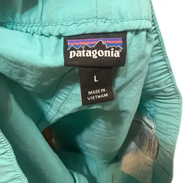 Patagonia Women's Barely Baggies Shorts Subtidal Blue‎ Size Large - Image 9