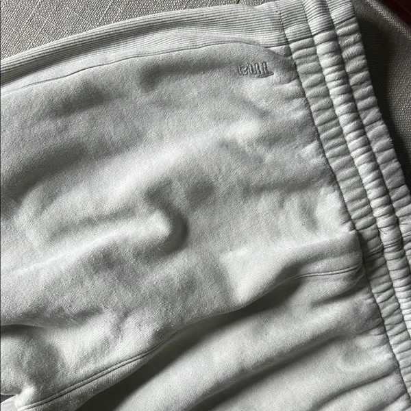 TNA Aritzia Cozy Af Fleece Sweatpants Jogger Sage Green Pockets Size Small - Image 8
