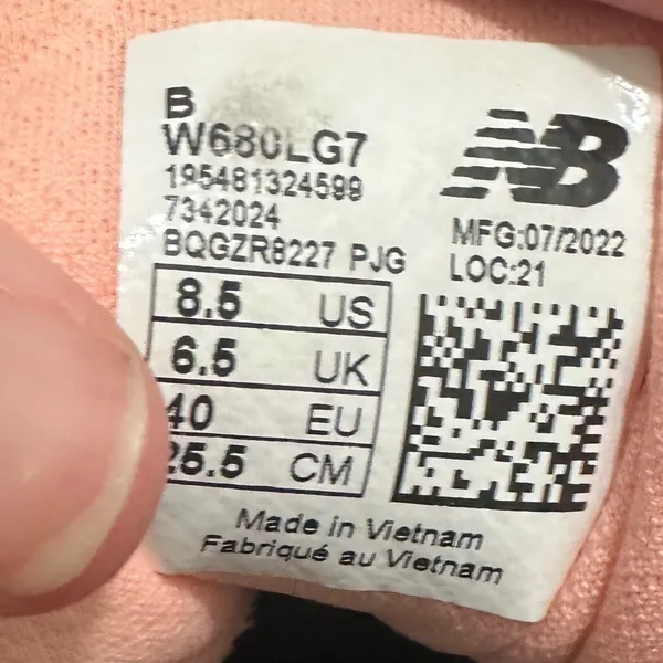NEW BALANCE | Women's Gray Fresh Foam 680V7‎ Running Athletic Sneakers, Size 8.5 - Image 8
