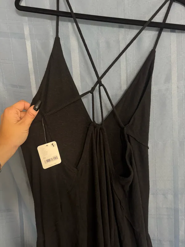 Free People Eros Maxi Dress Black xs - Image 3