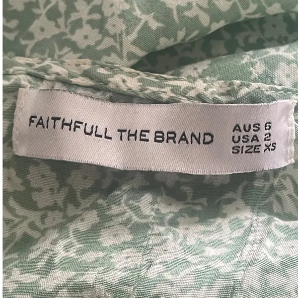 Faithfull the Brand Floral Wrap Midi Dress - Image 11