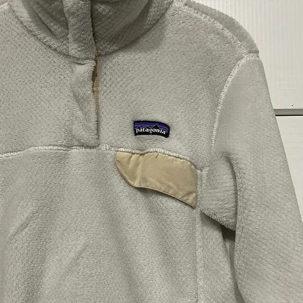 Patagonia Re-tool Snap T Fleece Pullover Ivory Medium - Image 4