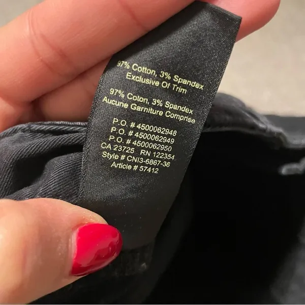 Aritzia TNA HEROIC PANT Cuffed Cargo Black Joggers Pants Size 2 - Image 8