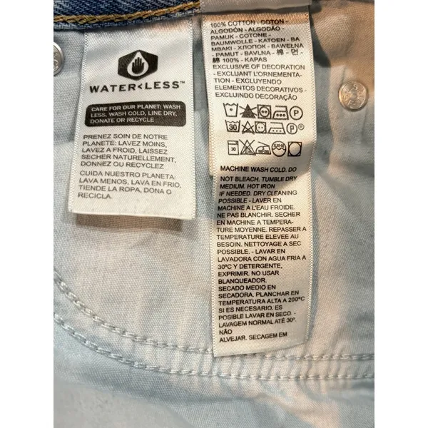 Levi's 94' Baggy Y2K Women's Size 27x31 Blue Denim Medium Wash Jeans Cotton - Image 8