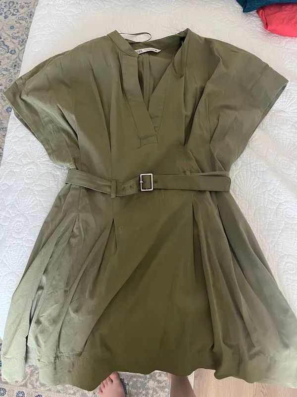 Green ZARA Dress Mini - Image 2