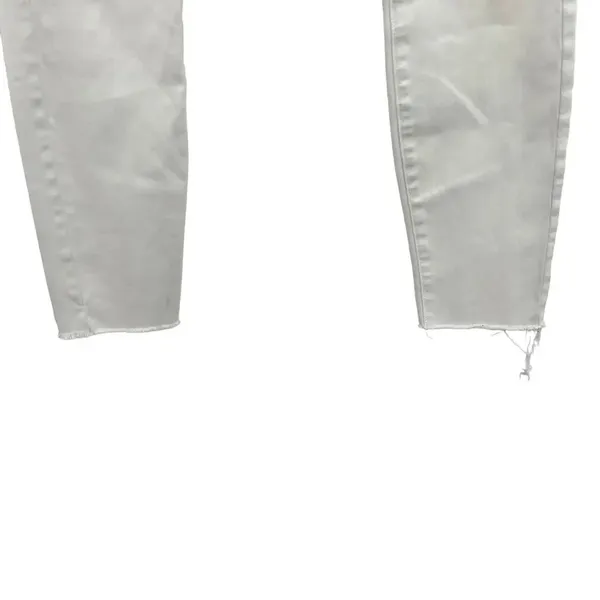 Mother Denim Looker Ankle Fray Jeans in Glass Slipper‎ White Size 26 - Image 7