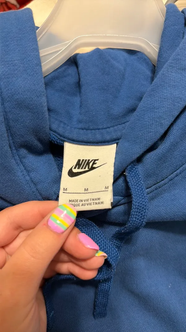 Blue Nike Hoodie Women’s - Image 3