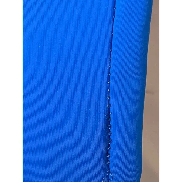 LNA Blue Low Rise Cropped Zippered Ankle Leggings Size‎ M - Image 5