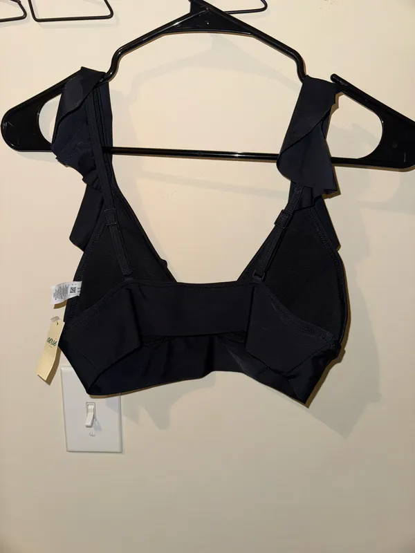 Aerie Ruffle Longline Bikini Top - Image 3