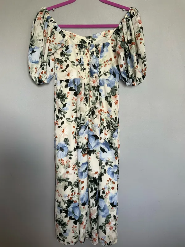 Abercrombie & Fitch Floral Puff Sleeve Dress XSP - Image 7