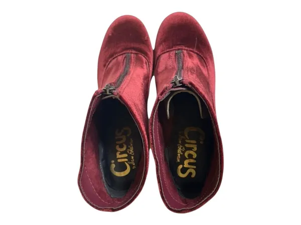Circus by Sam Edelman new ❁ Vanessa Zipper Velvet Ankle Boot Booties ❁ Burgundy ❁ 6 - Image 7