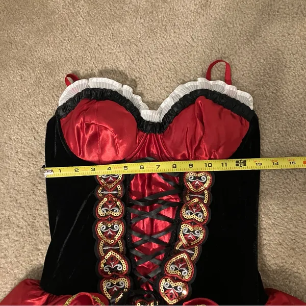 Spirit Little Red Women's Red and Black Costume Dress with Hooded Cape - Image 14