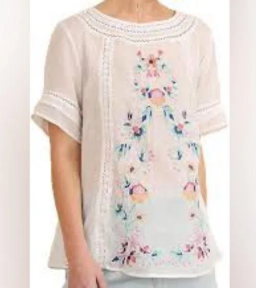 Floral Embroidered Blouse by Umgee - Image 2