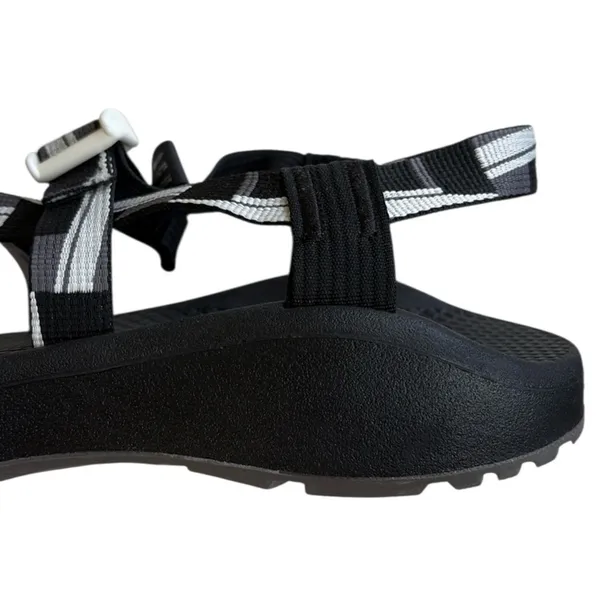 NWT Chaco Z Cloud Sandals Size 11 Black White Grey Geometric Retail $105.00 - Image 4
