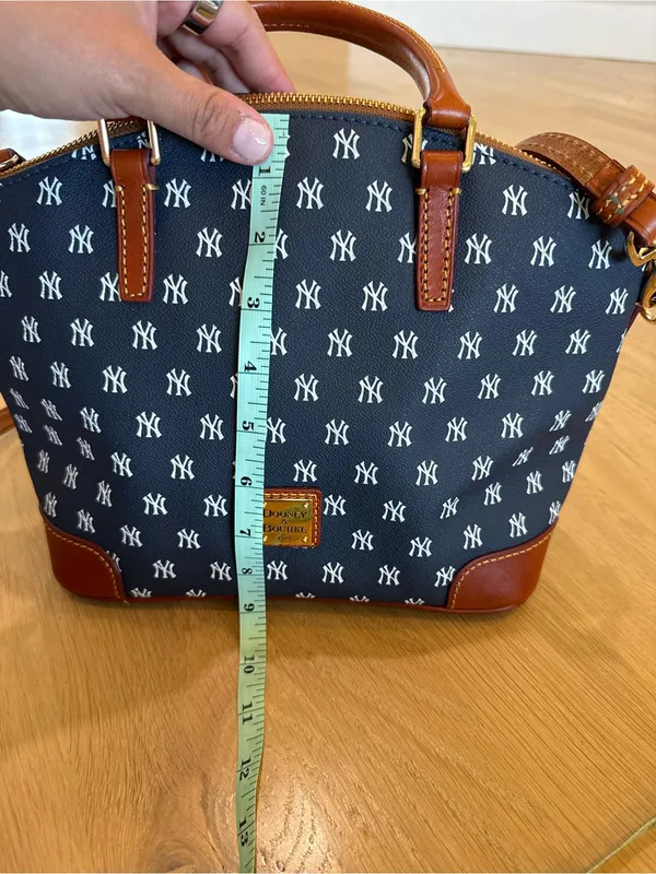 Dooney and Bourke MLB New York Yankees domed zip satchel - Image 10